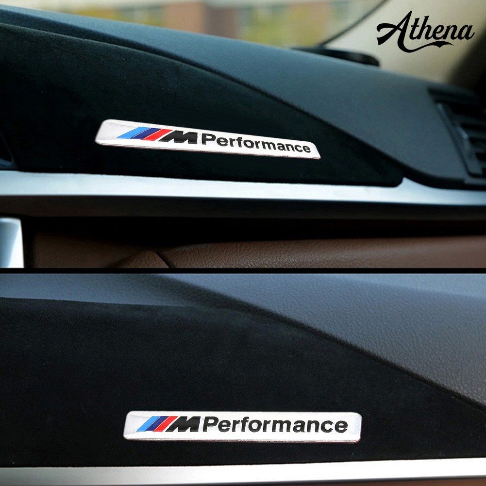 Nhãn Dán Trang Trí Xe Hơi Bmw Họa Tiết Chữ M Performance Chất Liệu Nhôm