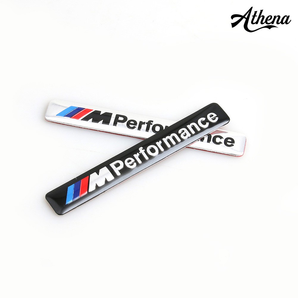Nhãn Dán Trang Trí Xe Hơi Bmw Họa Tiết Chữ M Performance Chất Liệu Nhôm