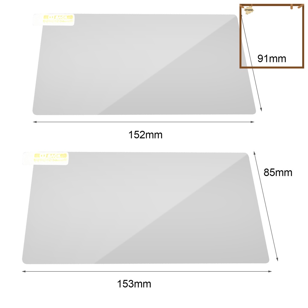 Miếng Dán Cường Lực Bảo Vệ Màn Hình Điều Khiển Xe Hơi 7 Inch