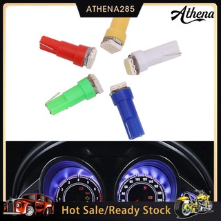 10 Bóng Đèn Led T5 5050 1Smd 12V 0.5W Cho Bảng Điều Khiển Xe Hơi