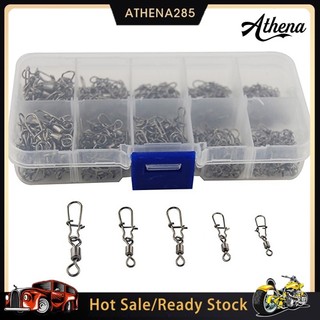 Bộ 210 vòng xoay ma ní 5 kích thước cho câu cá