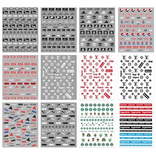 Sticker thương hiệu dán móng-miếng dán móng 3D