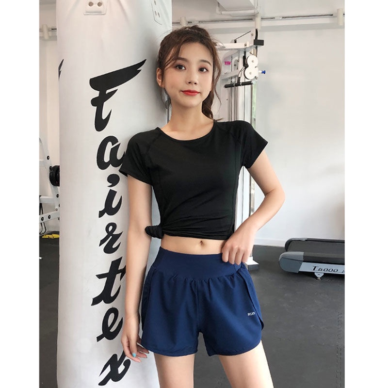 Quần Short Thể Thao Dáng Rộng Thoáng Khí Chống Chói Phong Cách Mới Cho Nữ