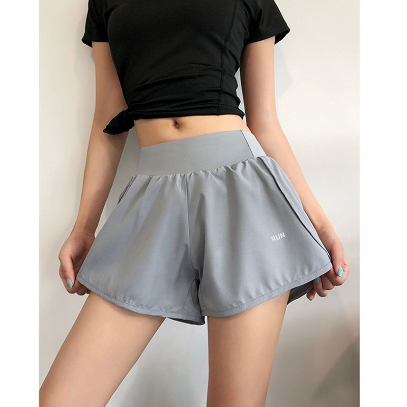 Quần Short Thể Thao Dáng Rộng Thoáng Khí Chống Chói Phong Cách Mới Cho Nữ