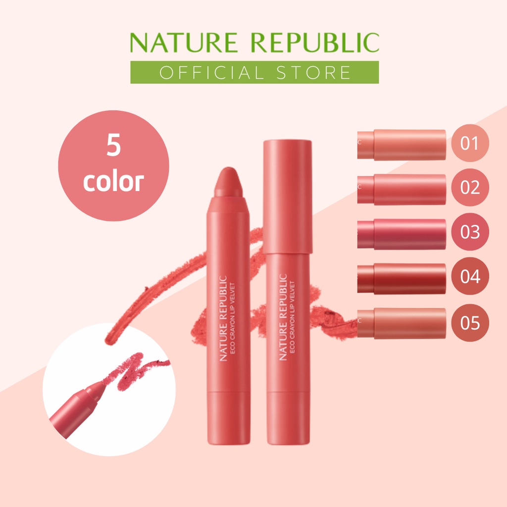 Son môi Nature Republic màu nhung họa tiết hoa thân thiện môi trường