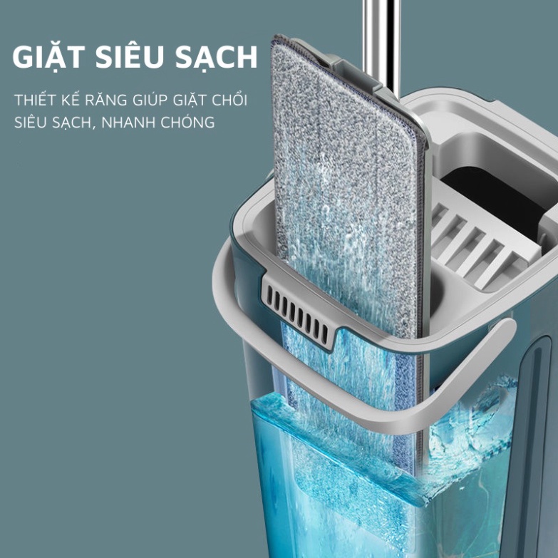 Cây Lau Nhà Tự Vắt Thông Minh, Chổi Lau Nhà Tự Vắt Thông Minh Bộ Lau Nhà 360 Độ Cao Cấp Kèm Bông Lau-Hàng Loại Cao Cấp | BigBuy360 - bigbuy360.vn