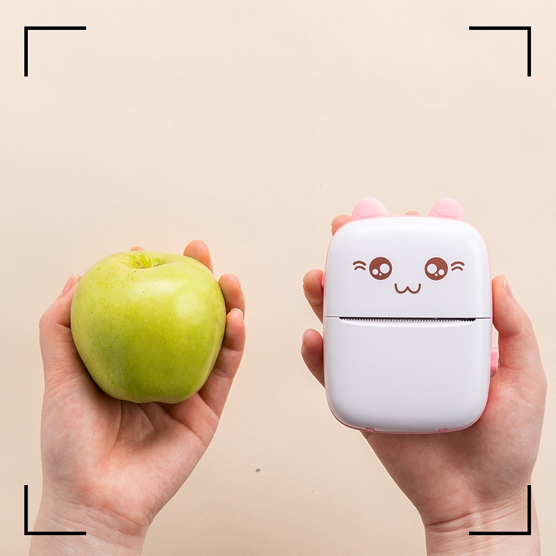 Máy in nhiệt mini cầm tay dành cho nhân viên văn phòng và sinh viên siêu dễ thương