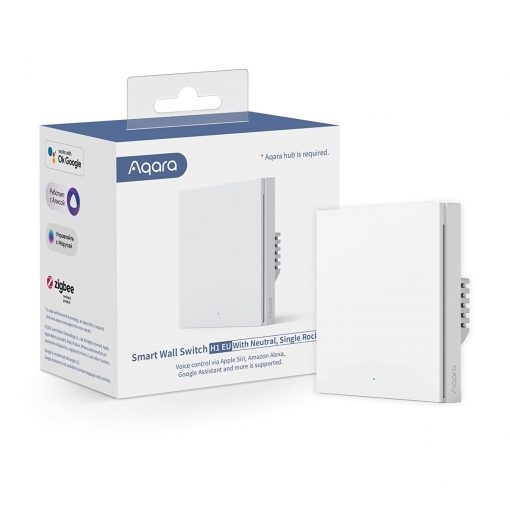 Công tắc thông minh Aqara H1, kết nối Zigbee, bản quốc tế, nhựa cao cấp, 2 phiên bản không cần dây N và có N
