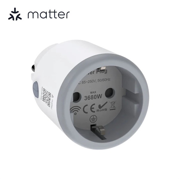 Ổ cắm điện thông minh Mapro, Kết nối Zigbee, Wifi - Điều khiển từ xa, tương thích Matter, AppleHome, Tuyasmart.