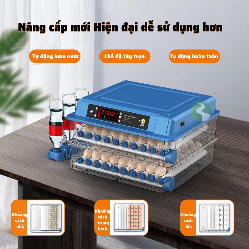 Máy ấp trứng gà thông minh thế hệ mới 220v & 12v