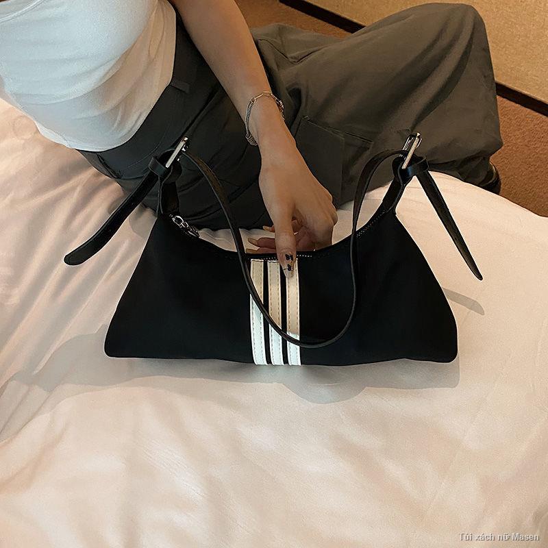 Phiên bản Hàn Quốc túi vải nylon túi canvas túi sát nách túi đeo vai túi xách nữ🌈HÀNG CÓ SẴN🍇