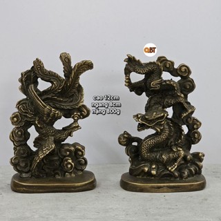 Cặp Long Phụng bằng đồng phong thuỷ