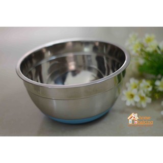 Âu trộn bột inox đáy silicon