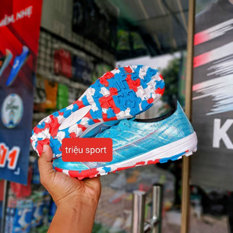 giày đá bóng mizuno AlPha pro TF ( xanh phối)
