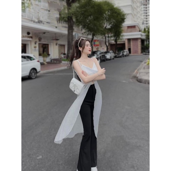 Áo 2 Dây Xẻ Tà Dáng Dài, Áo Dự Tiệc, Dạo Phố VSV Clothing
