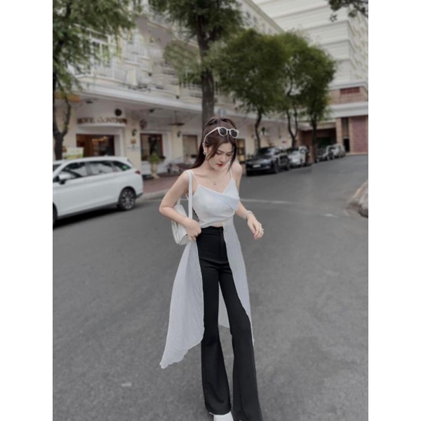 Áo 2 Dây Xẻ Tà Dáng Dài, Áo Dự Tiệc, Dạo Phố VSV Clothing
