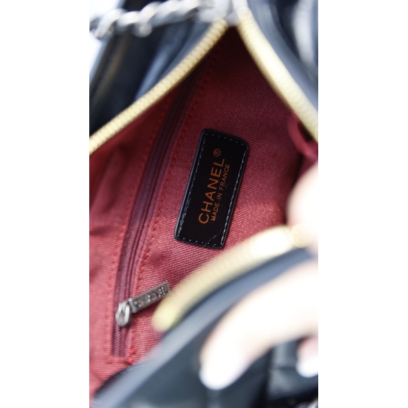 Túi đeo chéo Cha.nel Gabrielle hobo chất da thật 20cm fullbox