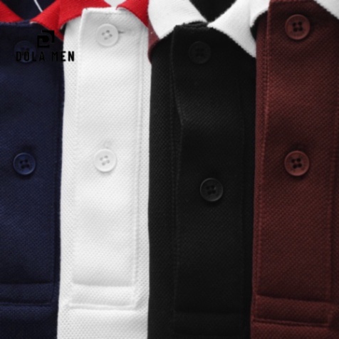 Áo Thun Nam Polo LACOSTE VIỀN ĐỎ Vải Siêu Mịn Hàng Cao Cấp Chính Hãng Dolamen