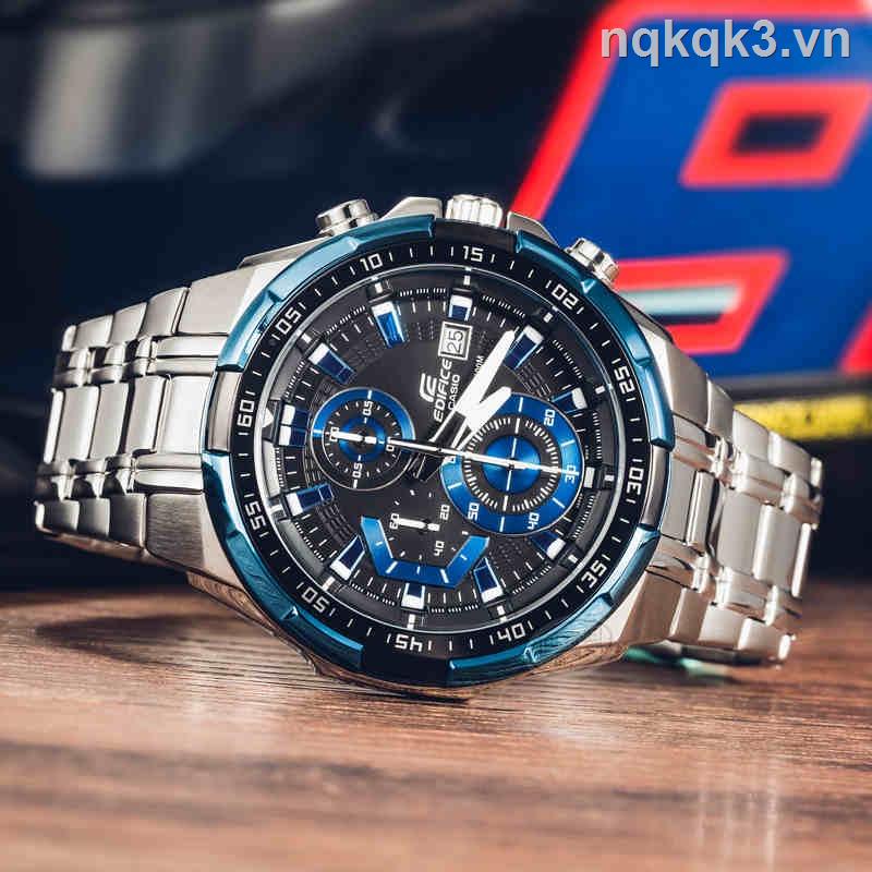Đồng Hồ Cassio Edifice EFR539 DY Chronograph Bằng Thép Không Gỉ Màu Bạc Cho Nam