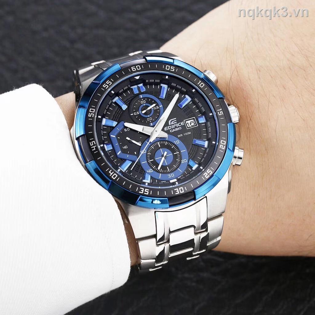 Đồng Hồ Cassio Edifice EFR539 DY Chronograph Bằng Thép Không Gỉ Màu Bạc Cho Nam