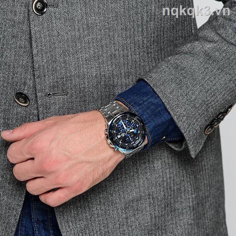 Đồng Hồ Cassio Edifice EFR539 DY Chronograph Bằng Thép Không Gỉ Màu Bạc Cho Nam