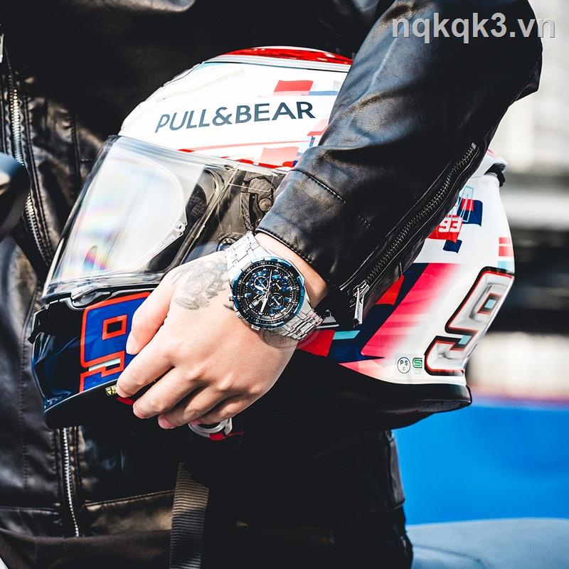 Đồng Hồ Cassio Edifice EFR539 DY Chronograph Bằng Thép Không Gỉ Màu Bạc Cho Nam