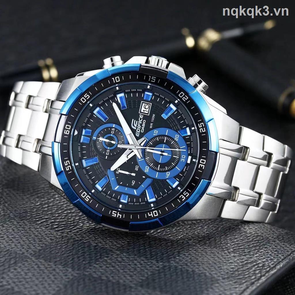 Đồng Hồ Cassio Edifice EFR539 DY Chronograph Bằng Thép Không Gỉ Màu Bạc Cho Nam