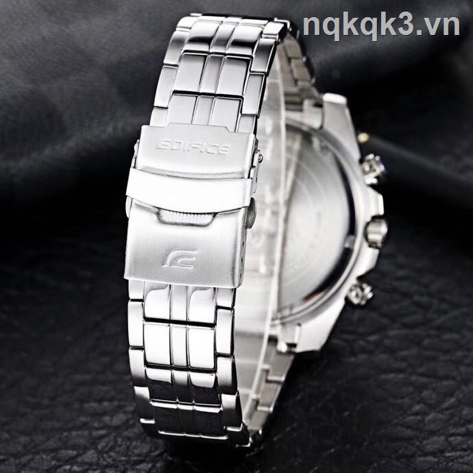 Đồng Hồ Cassio Edifice EFR539 DY Chronograph Bằng Thép Không Gỉ Màu Bạc Cho Nam