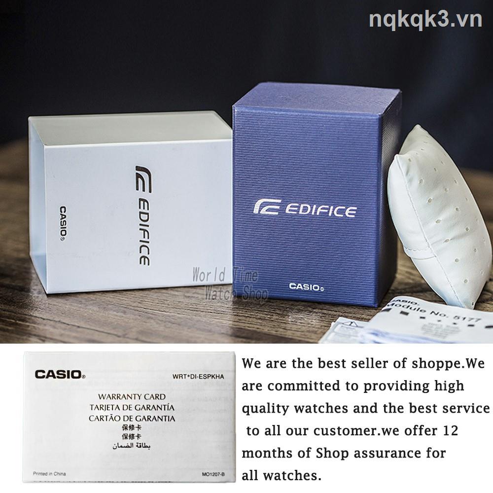 Đồng Hồ Cassio Edifice EFR539 DY Chronograph Bằng Thép Không Gỉ Màu Bạc Cho Nam