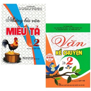 Sách - combo những bài văn miêu tả lớp 2 + văn kể chuyện lớp 2 - ha