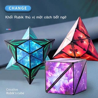 Khối rubik nam châm hình học khối rubik 3d hình khối rubik nam châm đồ chơi khối rubik