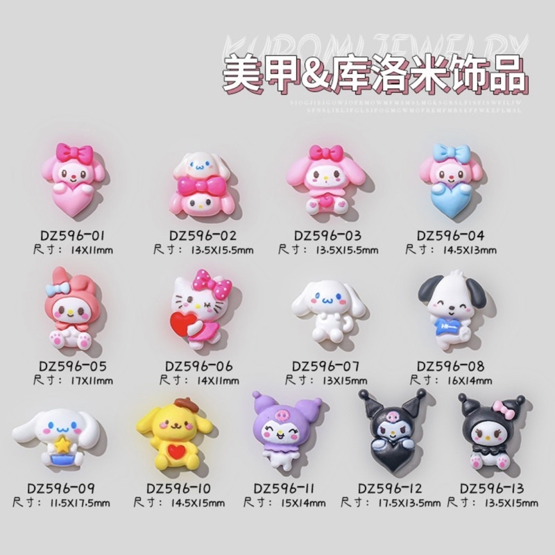 Set Charm Hoạt hình mix các mẫu 2023