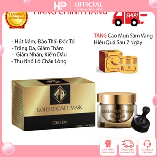 [ GIÁ HỦY DIỆT ] MẶT NẠ VÀNG 24K QLADY - MẶT NẠ TỪ TÍNH TẶNG NAM CHÂM Chính Hãng