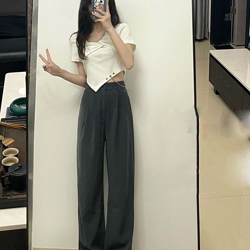 Jiashucheng Áo Thun Ngắn Tay Thời Trang Mùa Hè Cho Nữ