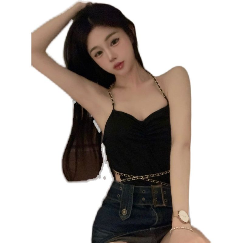 Jiashucheng Niche Áo Liền Quần Hai Dây Mùa Hè Cao Cấp Gợi Cảm Cho Nữ