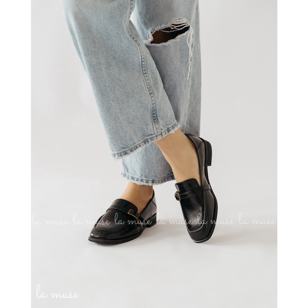 SALE RẺ NHẤT Giày nữ Bazz Loafers PUSNA GIÀY