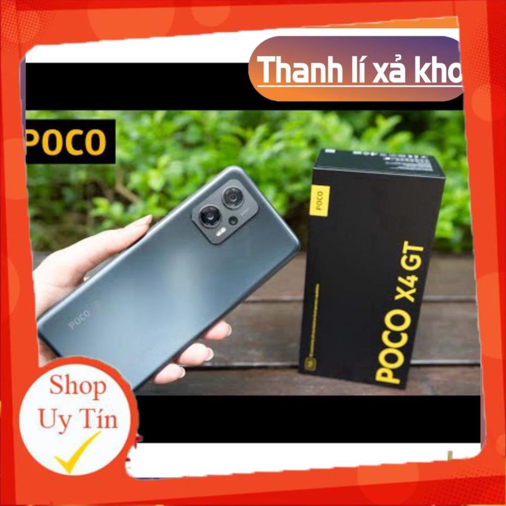 Điện thoại Xiaomi POCO X4 GT  cấu hình cực bá đạo với chip Dimensity 8100, pin 5.080 mAh Bảo hành 12 tháng