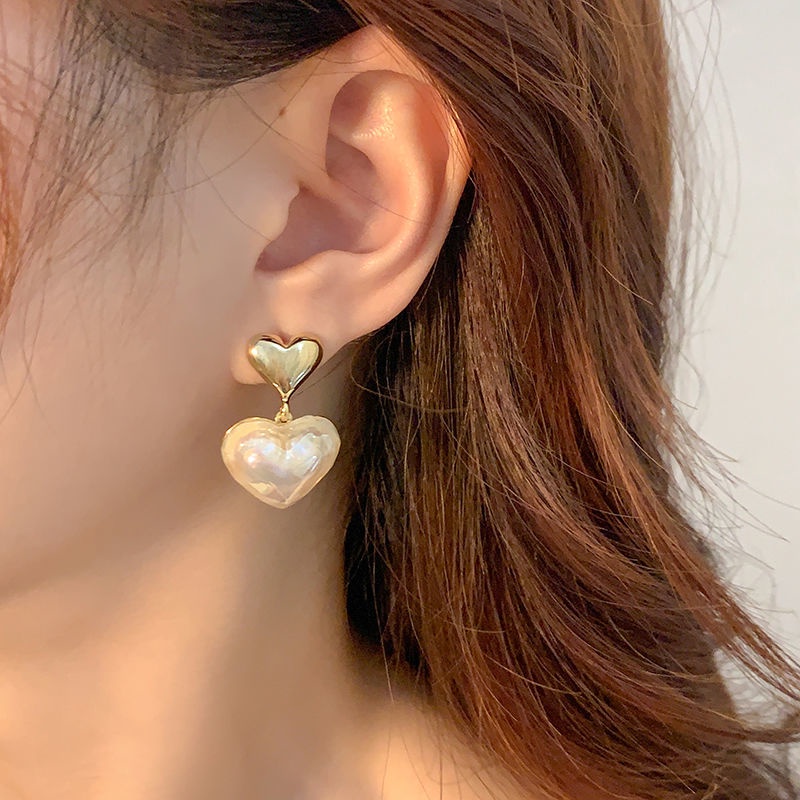 Khuyên Tai CISYIA Đính Hạt Ngọc Trai Thời Trang Thu Đông Cao Cấp Hàng Mới 2023