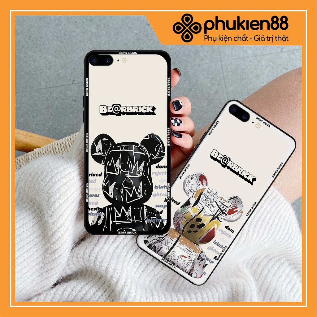 Ốp lưng iPhone 5 5s 6 6s 7 7p 8 8p be@r brick mars thời trang, ốp lưng điện thoại viền dẻo siêu chất
