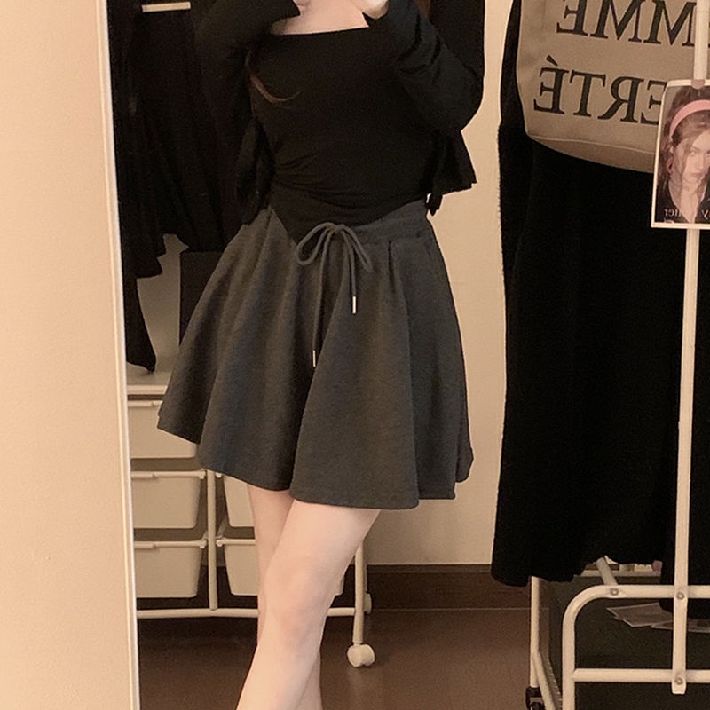 Jiashucheng Quần Short Múa Ba Lê Lưng Cao Ống Rộng Phong Cách Hàn Quốc Thời Trang Mùa Hè Hàng Mới Dành Cho Bạn Nữ