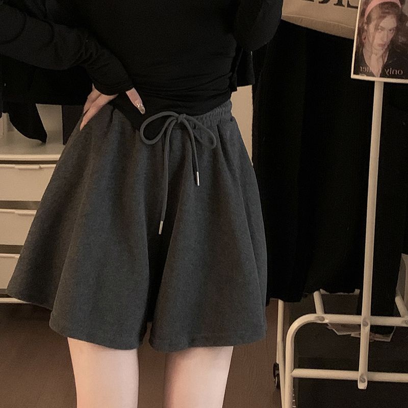 Jiashucheng Quần Short Múa Ba Lê Lưng Cao Ống Rộng Phong Cách Hàn Quốc Thời Trang Mùa Hè Hàng Mới Dành Cho Bạn Nữ