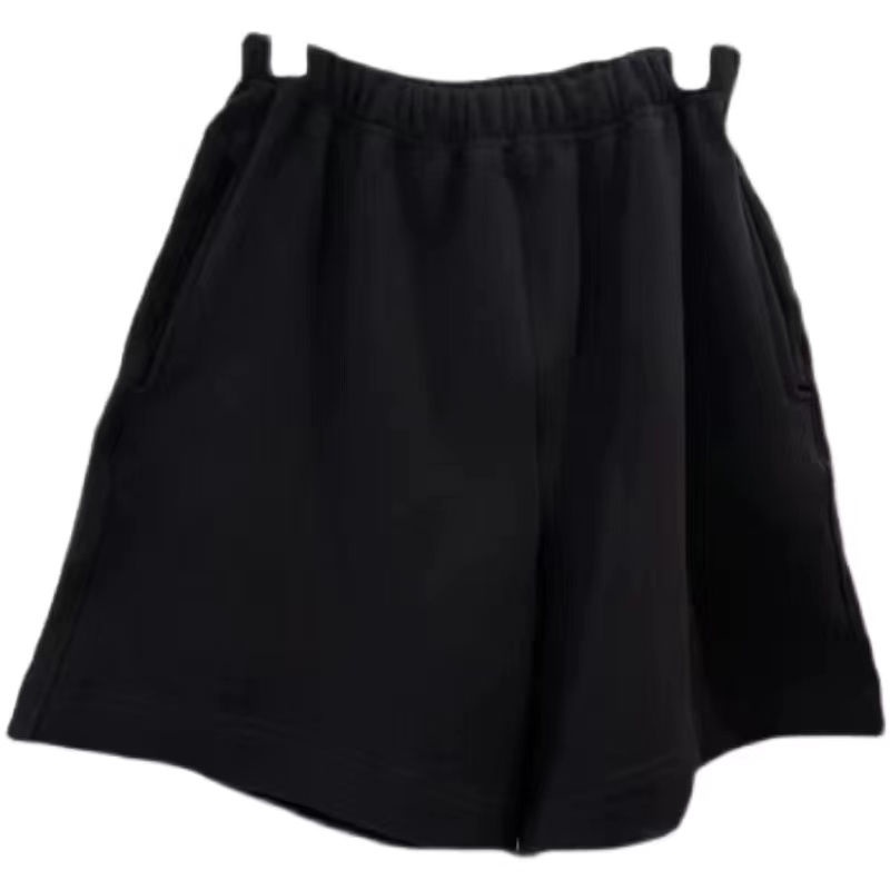 Jiashucheng Quần Short Nữ Lưng Cao Co Dãn Màu Trơn Theo Phong Cách Mùa Hè Mới