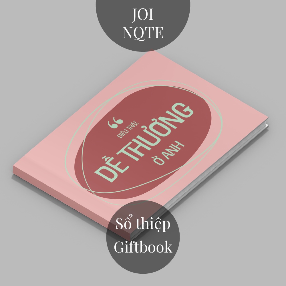 Sổ thiệp (Giftbook) - Điều Thật Dễ Thương Ở Anh