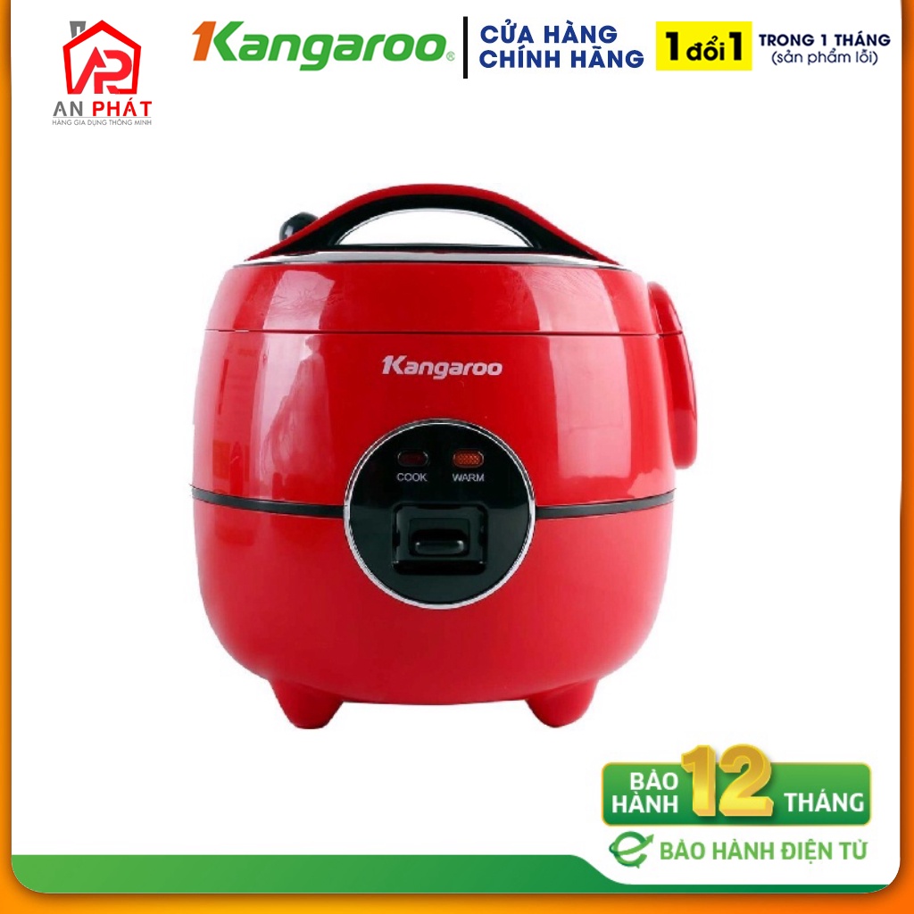 Nồi cơm điện Kangaroo 1.2L loại cơ Model KG822 - Hàng Chính Hãng