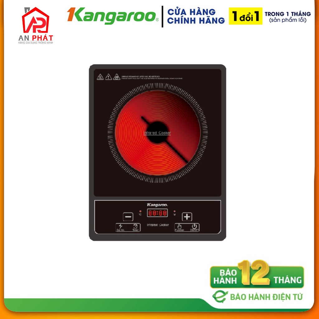 Bếp hồng ngoại đơn Kangaroo KG20IFP1 - Hàng Chính Hãng