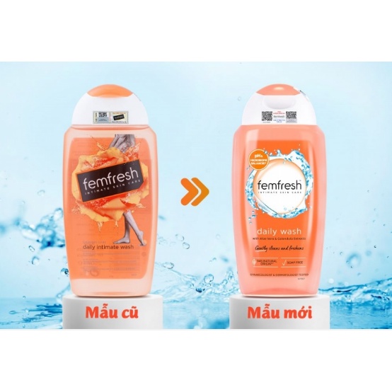 Dung dịch vệ sinh phụ nữ Femfresh Daily Wash khử mùi cả ngày dài chai 250ml Chợ Việt Úc