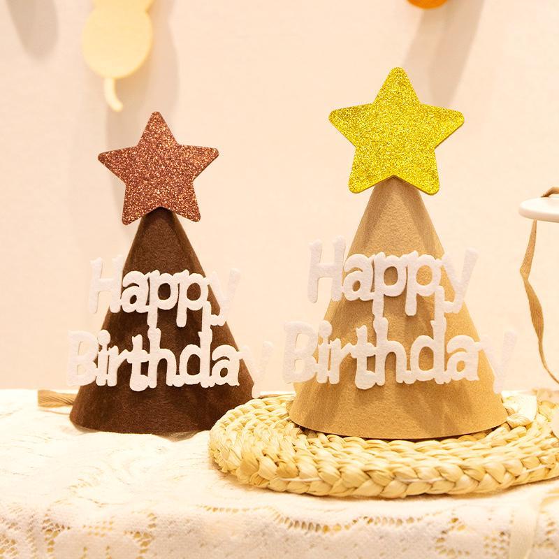 Mũ Sinh Nhật ins net red Dễ Thương Làm Đạo Cụ Chụp Ảnh Cho Người Lớn Trẻ Em