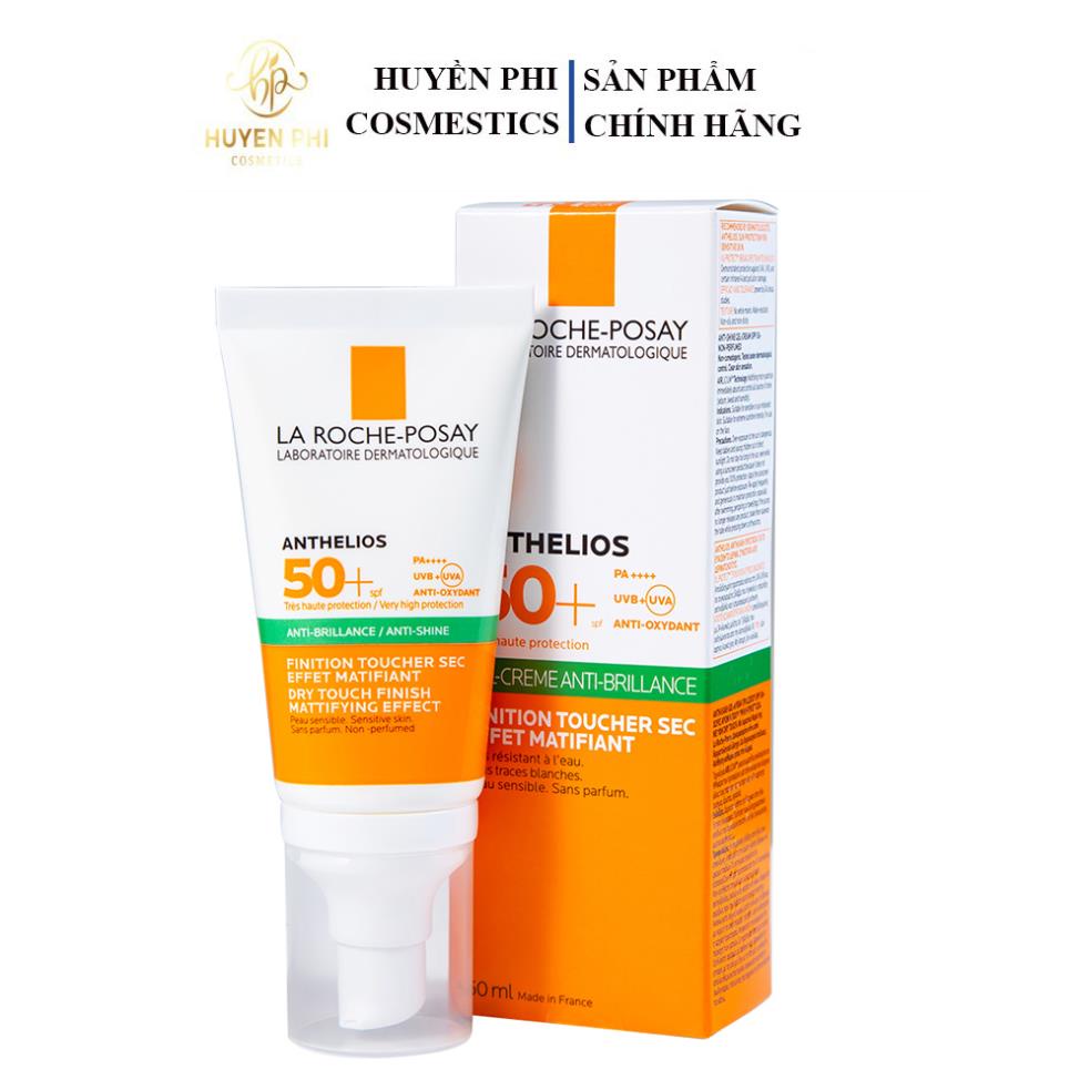 Kem Chống Nắng La Roche Posay - Kem Chống Nắng La Roche PosayAnthelios Anti-Shine Dry Touch Gel Cream SPF 50+ x