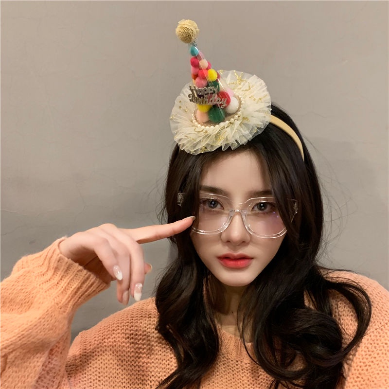 Mũ Sinh Nhật Cao Cấp Dễ Thương Phong Cách Hàn Quốc 2022