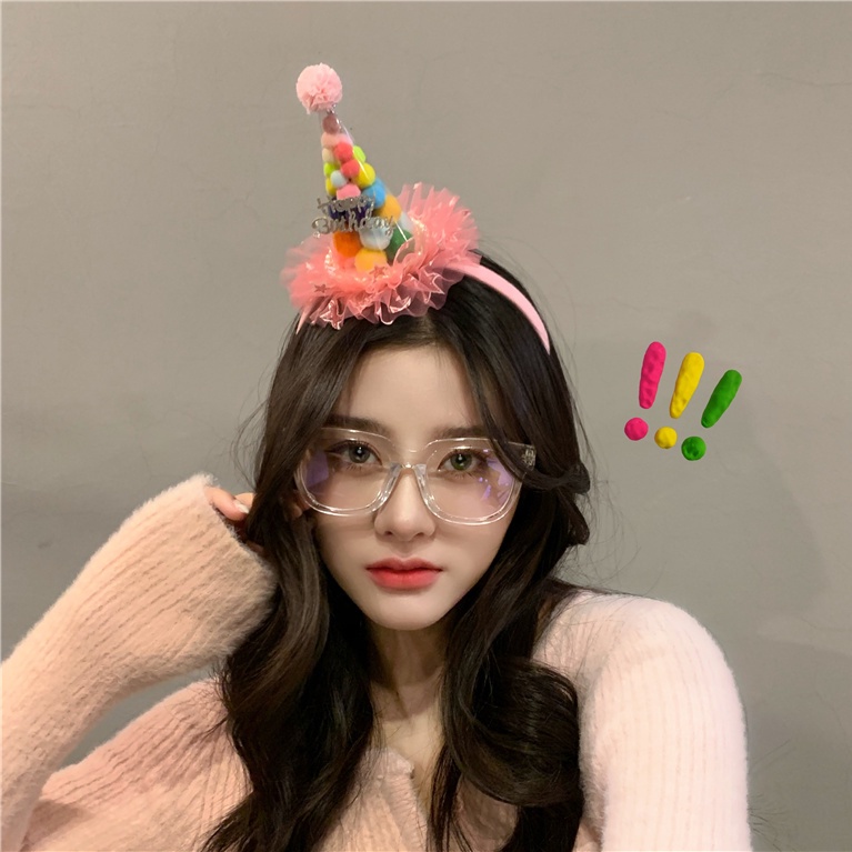 Mũ Sinh Nhật Cao Cấp Dễ Thương Phong Cách Hàn Quốc 2022